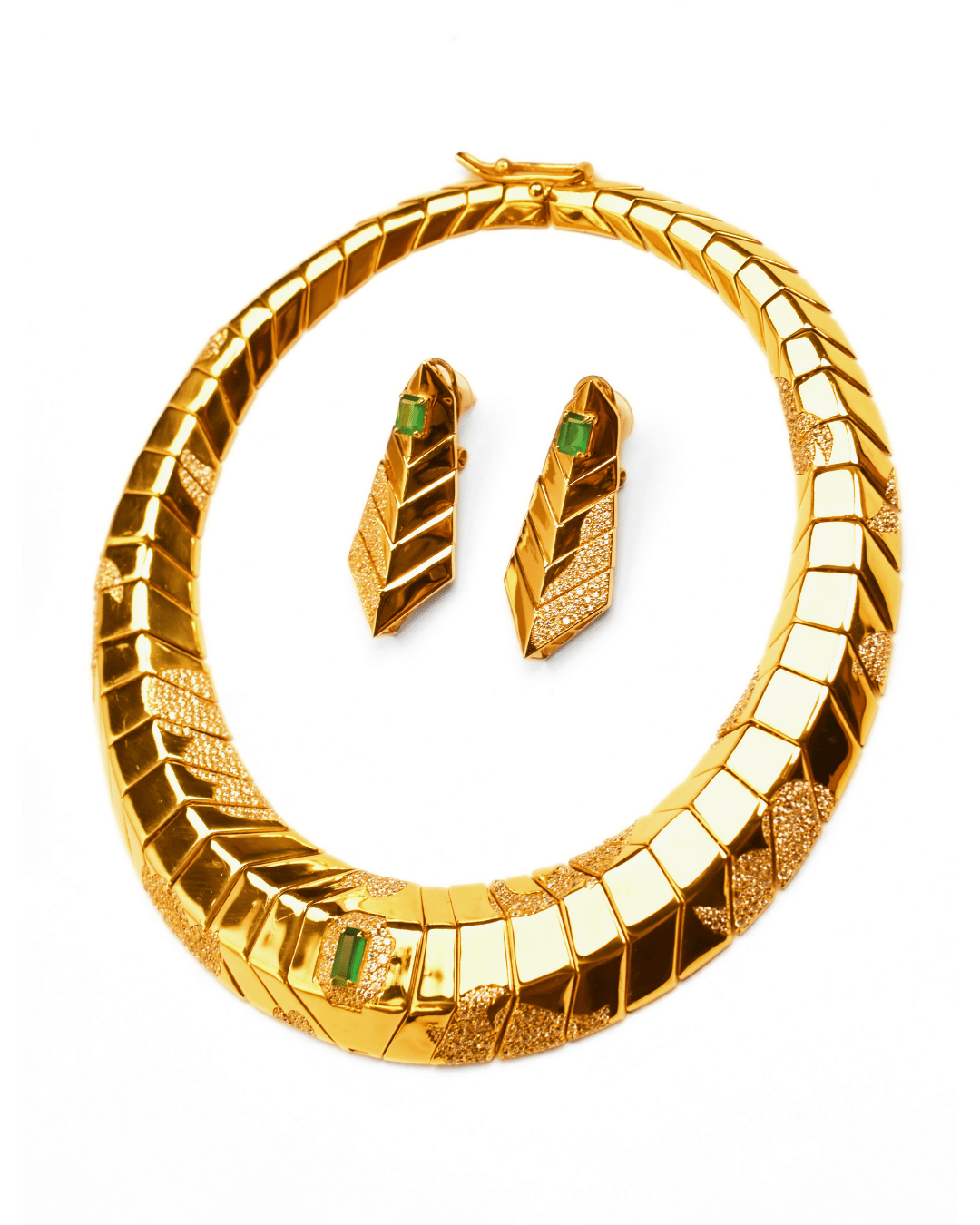 Cleopatra's pride set (Necklace | Earrings)