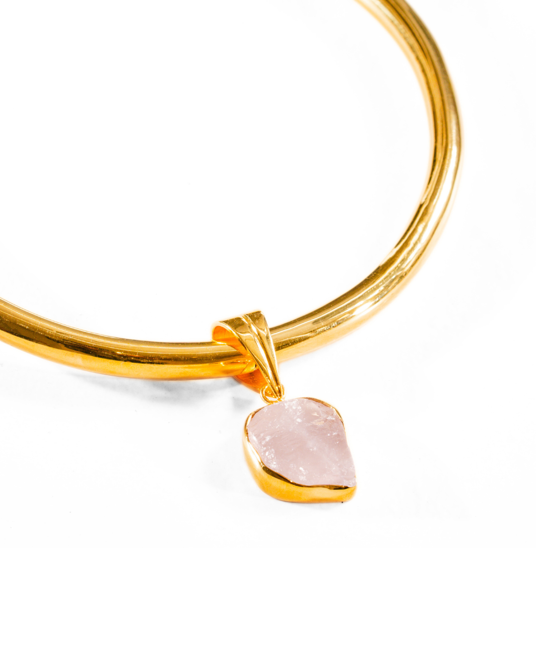 The Crude Love Choker High Polish Gold
