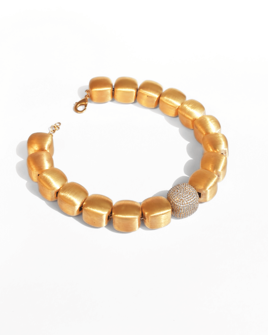 The Cubic Majesty Gold Necklace