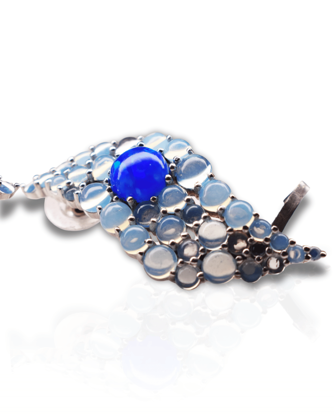 The Blue Opal Wave Earrings