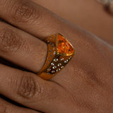 Irodori Amber Ring
